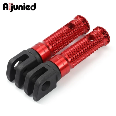 Electric vehicle pedal front pedal motorcycle aluminum alloy - k25-front-pedal-red