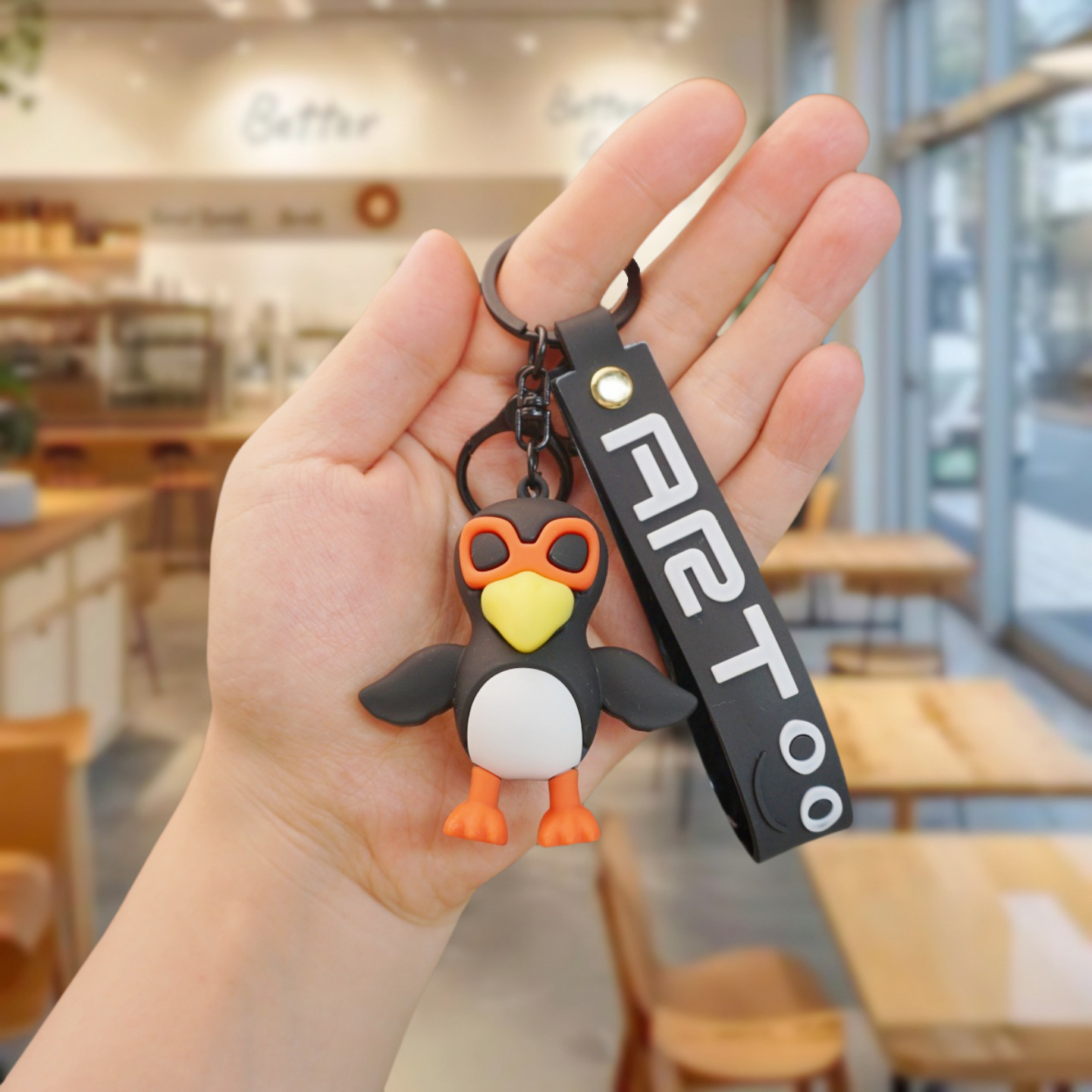 Pájaro A que ama el café.