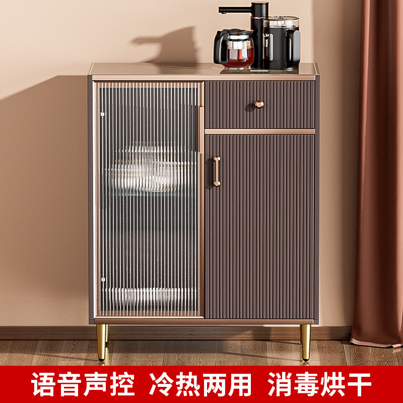 2025 nueva máquina de bar de té de madera sólida alta gama sala de estar inteligente totalmente automática gabinete de comedor casero dispensador de agua comercial