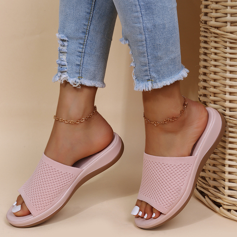 fashionable casual soft polyurethane lightweight women's slippers…