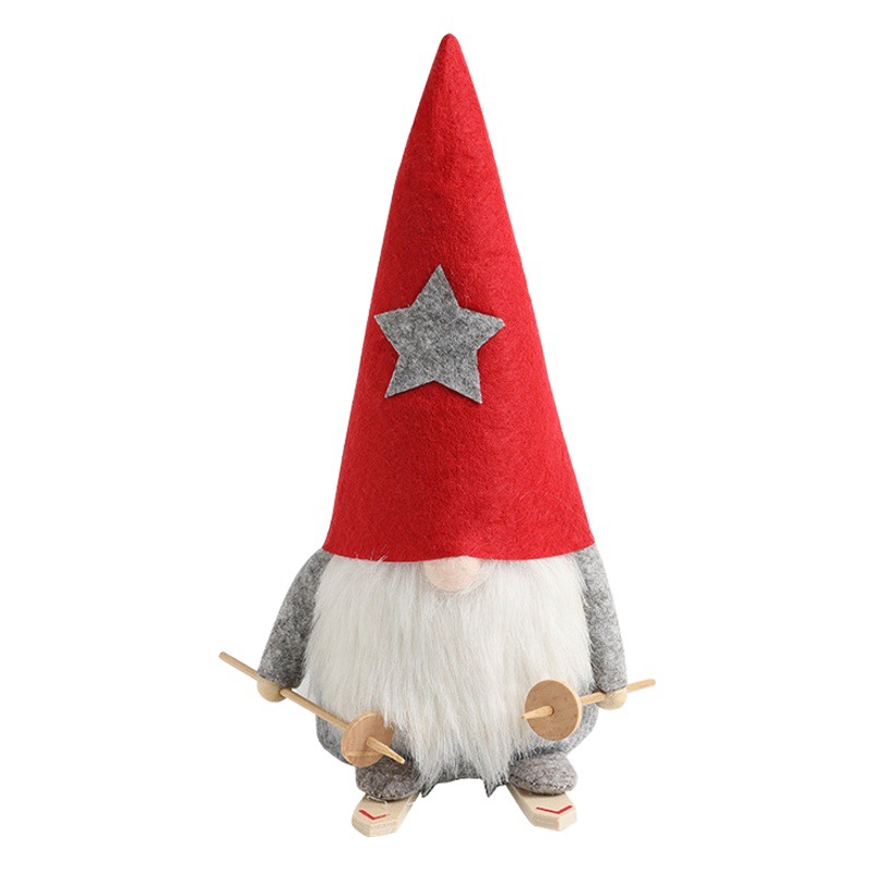 Decoraciones navideñas muñecas barreras de pie muñecas de Santa Claus muñecas de decoración de ventanas