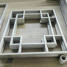 无缝焊接与拼接工艺制作 中空玻璃装饰条  外置铝格栅 新达生产