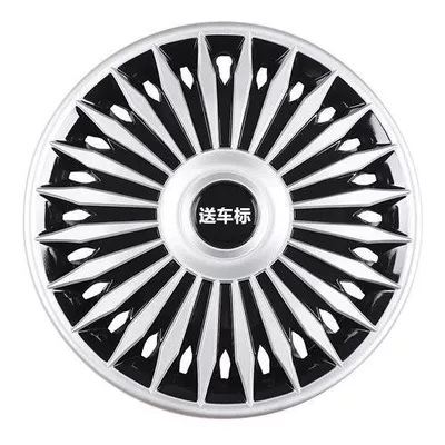 models 15inch Toyota Vios tire caps, Hub cover - trendy-model-black-and-silver-total-price-for-4-pieces