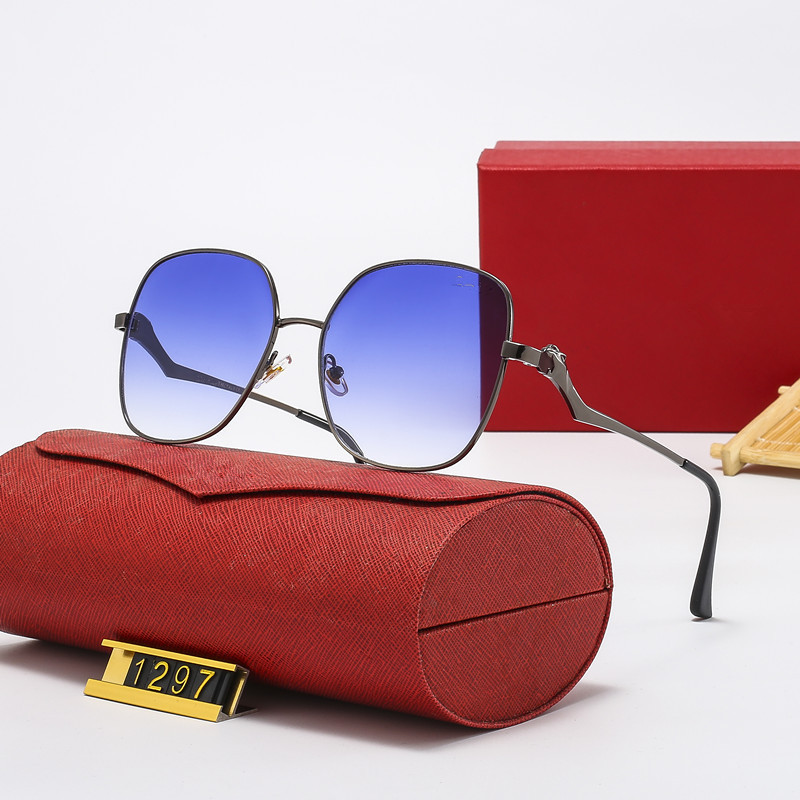 2024 New Fashion Metal Large Frame Leopard Head for Men and Women Couples, Sunglasses Trend_voghion.com