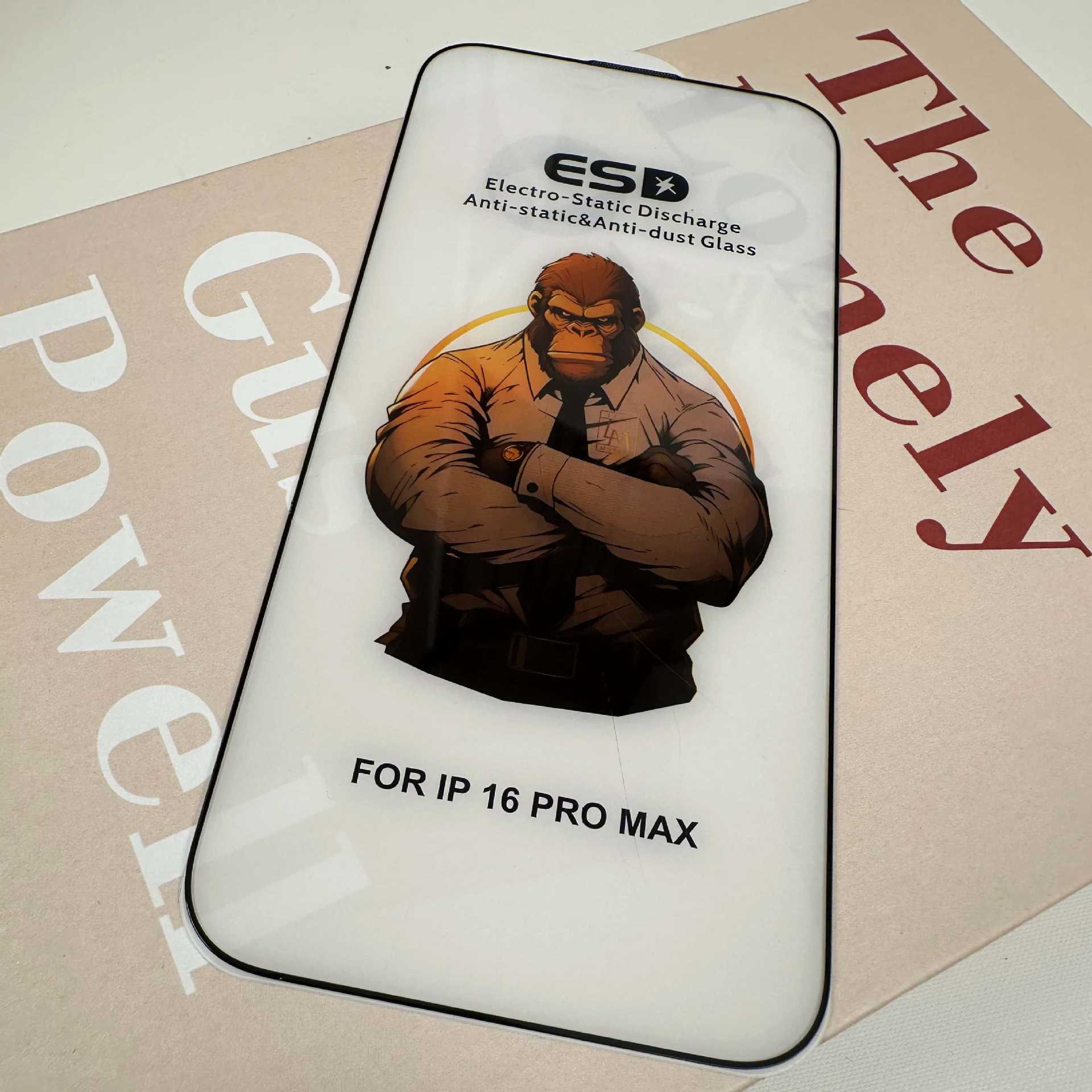 Película de vidrio templado de alta definición Ba Ape Serie Apple a prueba de explosiones, huellas dactilares, a prueba de polvo, esmerilado de alta definición, anti-luz azul