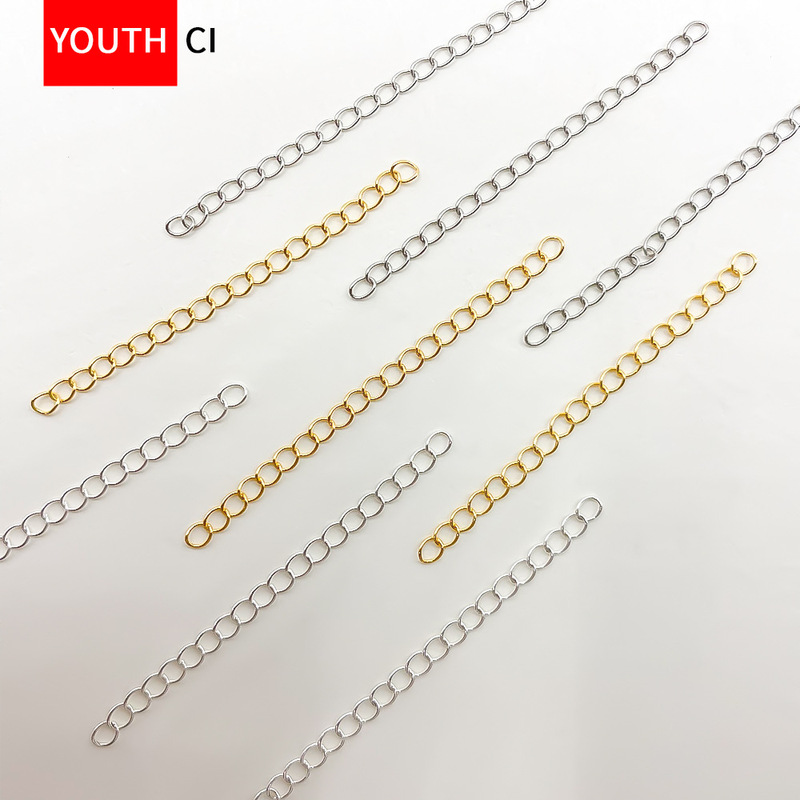 5cm Extension Chain Bracelet Bracelet Tail Chain Color-Preserving Electroplated Gold Chain DIY Jewelry Accessories Necklace Bracelet Tail Chain 5cm Extension Chain Bracelet Bracelet Tail Chain Color-Preserving Electroplated Gold Chain DIY Jewelry Accessories Necklace Bracelet Tail Chain
