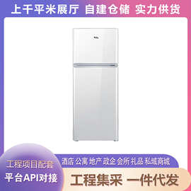 TCL 120L小型双门冰箱双门轻便小冰箱BCD-120C适用出租公寓