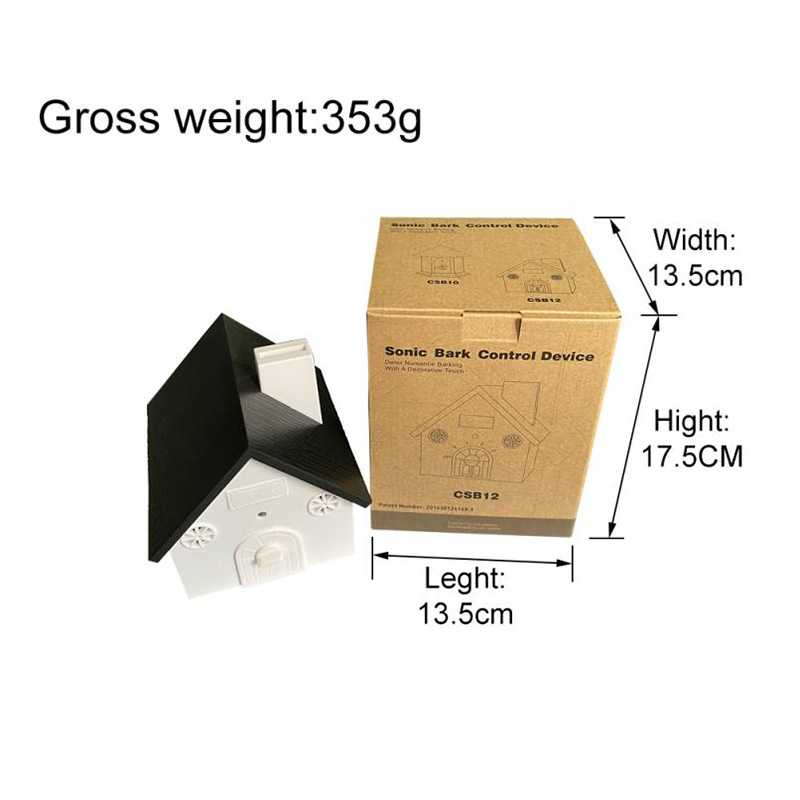 ebay亚马逊跨境室外防潮驱狗器超声波智能止吠器防狗叫训狗器批发