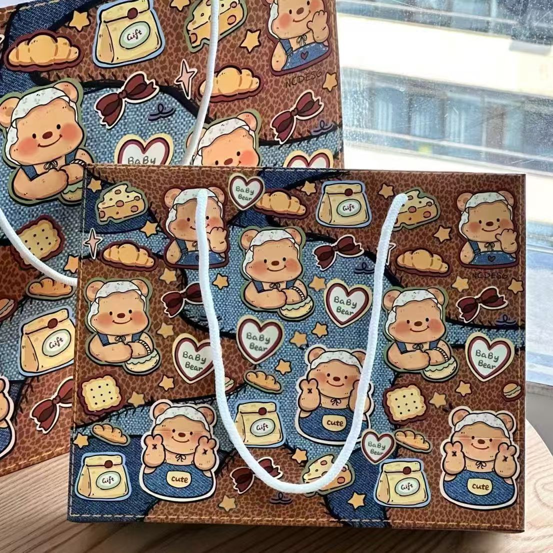 카우보이 곰, 흰색 판지, 40*30*20