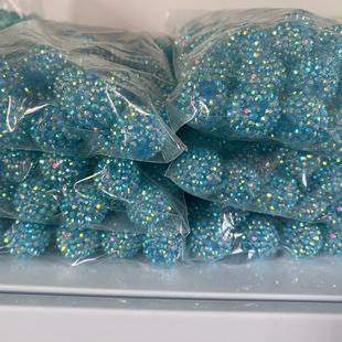20mm���{ɫ��֬ˮ���F؛����P�֙C朶��h���rhinestone beads