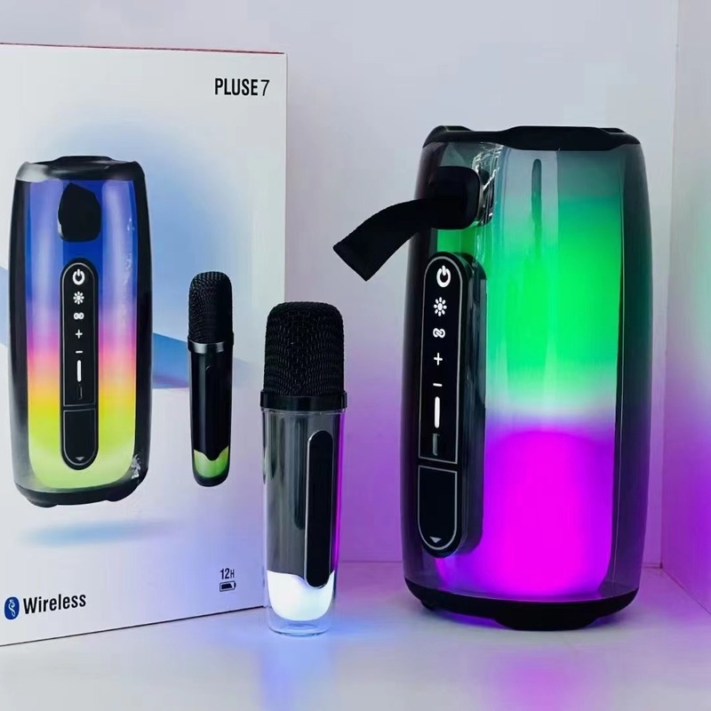 国境を越えた新しい PLUSE7 Huaqiangbei ポータブル ワイヤレス Bluetooth スピーカー ホーム オーディオ ミニ コンピューター カラオケ オーディオ|undefined