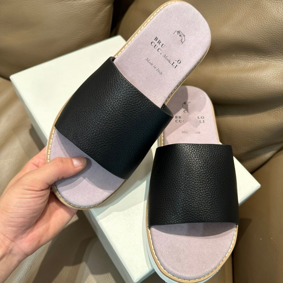 2024 여름 올드 머니 스타일 통근 라운드 헤드 남성 스웨이드 슬리퍼 가죽 캐시미어 하이 엔드 슬리퍼 무료 배송