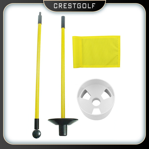 Golf green flag, checkered green flag, golf tournament flag, tour event accessories