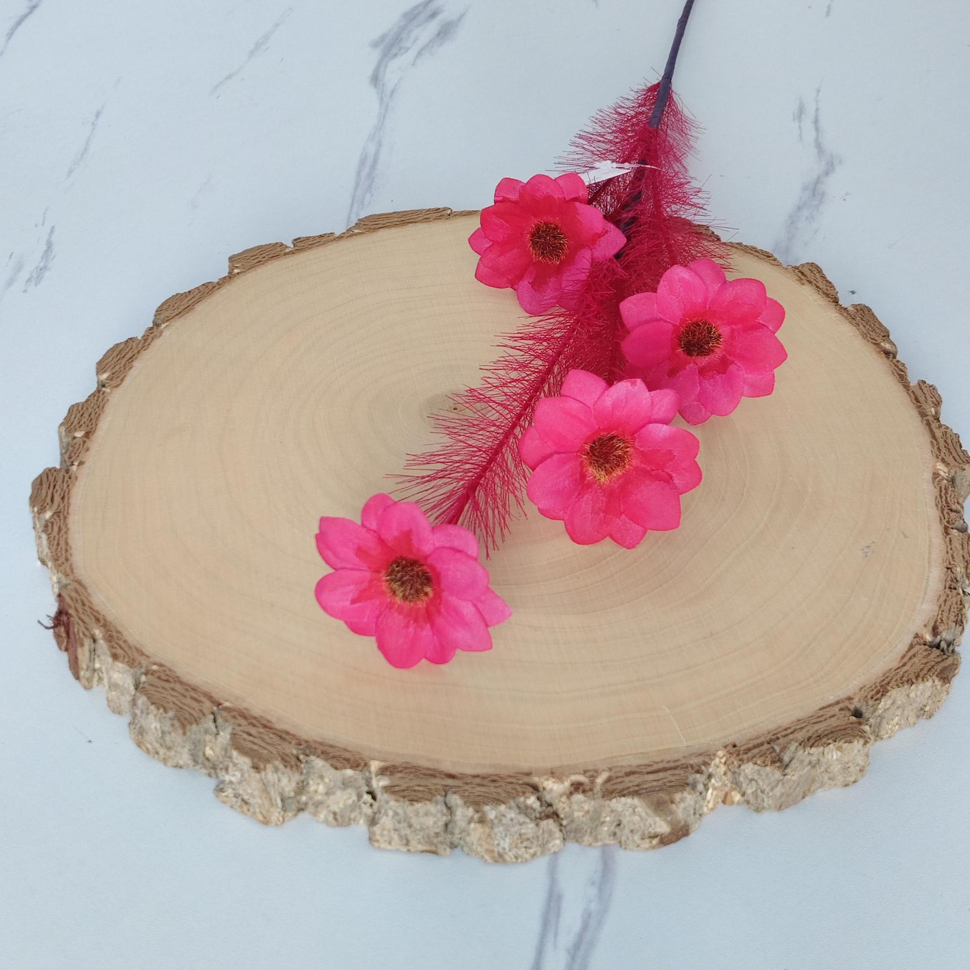 Simulación de flores de Ge Sang, ramas de manzanilla, flores falsas, jardinería al por mayor, decoración decorativa de flores