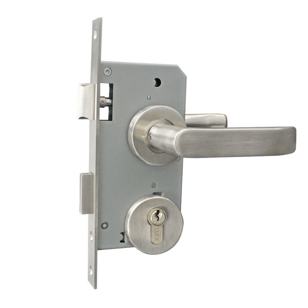 Cerradura de puerta de madera de acero inoxidable 304 dormitorio doméstico interior de tipo general sala silenciosa manija de puerta cerradura de manija dividida