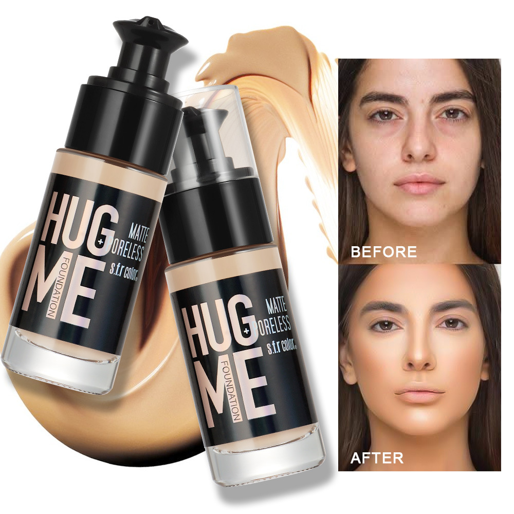 s.f.r color comercio exterior al por mayor natural ligero hidratante blanqueador duradero no elimina el maquillaje control de aceite líquido base impermeable