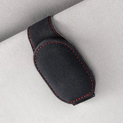 Multifunctional Car Glasses Clip Sun Visor Glasses Case Creative Sunglasses Clip Car Card Storage Glasses Clip Artifact (Car Glasses Clip/Bill Clip) - black