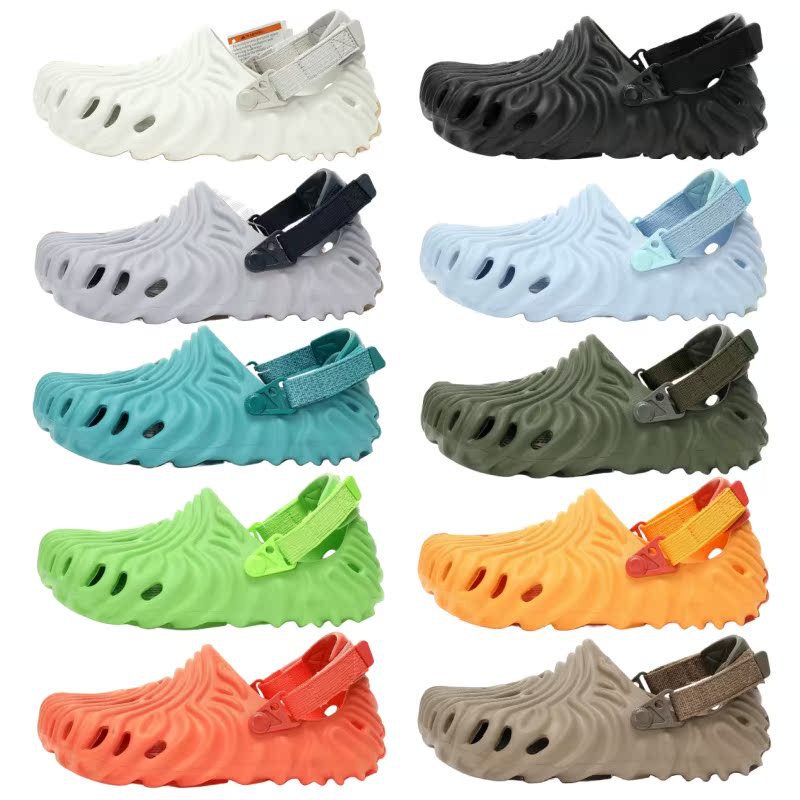 Pure Original Cross Co-Branded Fingerprint Hole Shoes Slippers Breathable Sports Men's and Women's Outdoor Beach Shoes