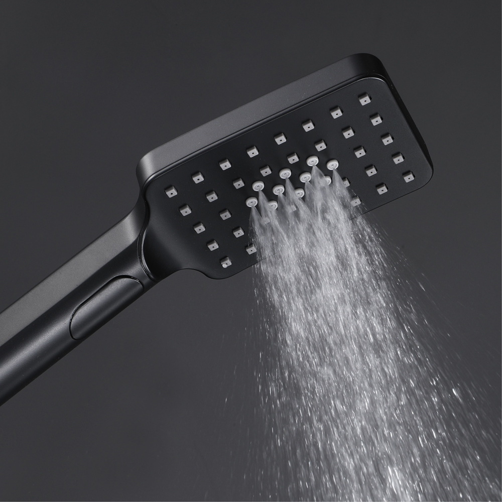 Household handheld showerhead set, brushed gold showerhead, rotatable with water inlet showerhead undefined