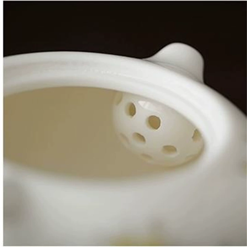 Ceramic teapot, sophisticated tea set, tea cup, light luxury style