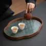 竹制茶室日式家用茶托盘