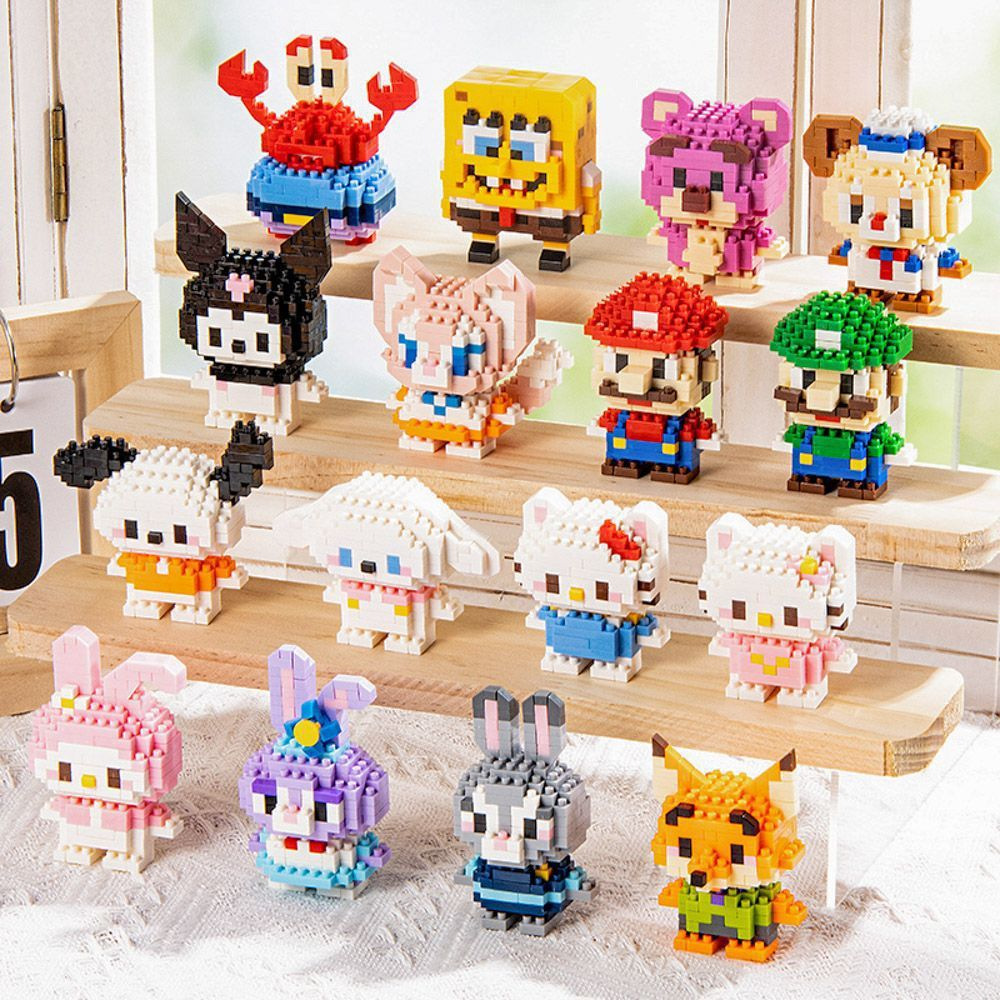 Compatible with DIY Micro-Particle Building Blocks, Children's Educational Toys, Cartoon Figures, Wholesale Gifts for Supermarkets and Institutions