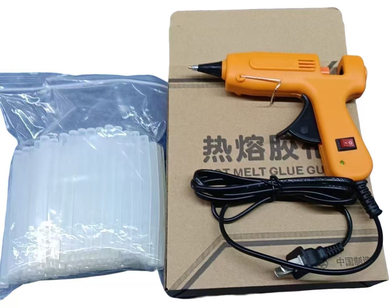 Pistola de Goma de boca fina 235 + 100 barras de Goma de 100 mm