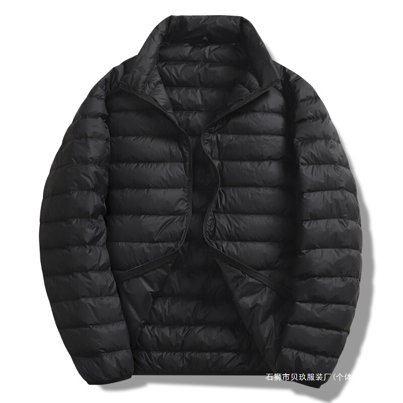 Cross-border winter new lightweight multi-color national standard two-piece quilted puffer jacket with high cost-performance and stand-up collar Cross-border winter new lightweight multi-color national standard two-piece quilted puffer jacket with high cost-performance and stand-up collar