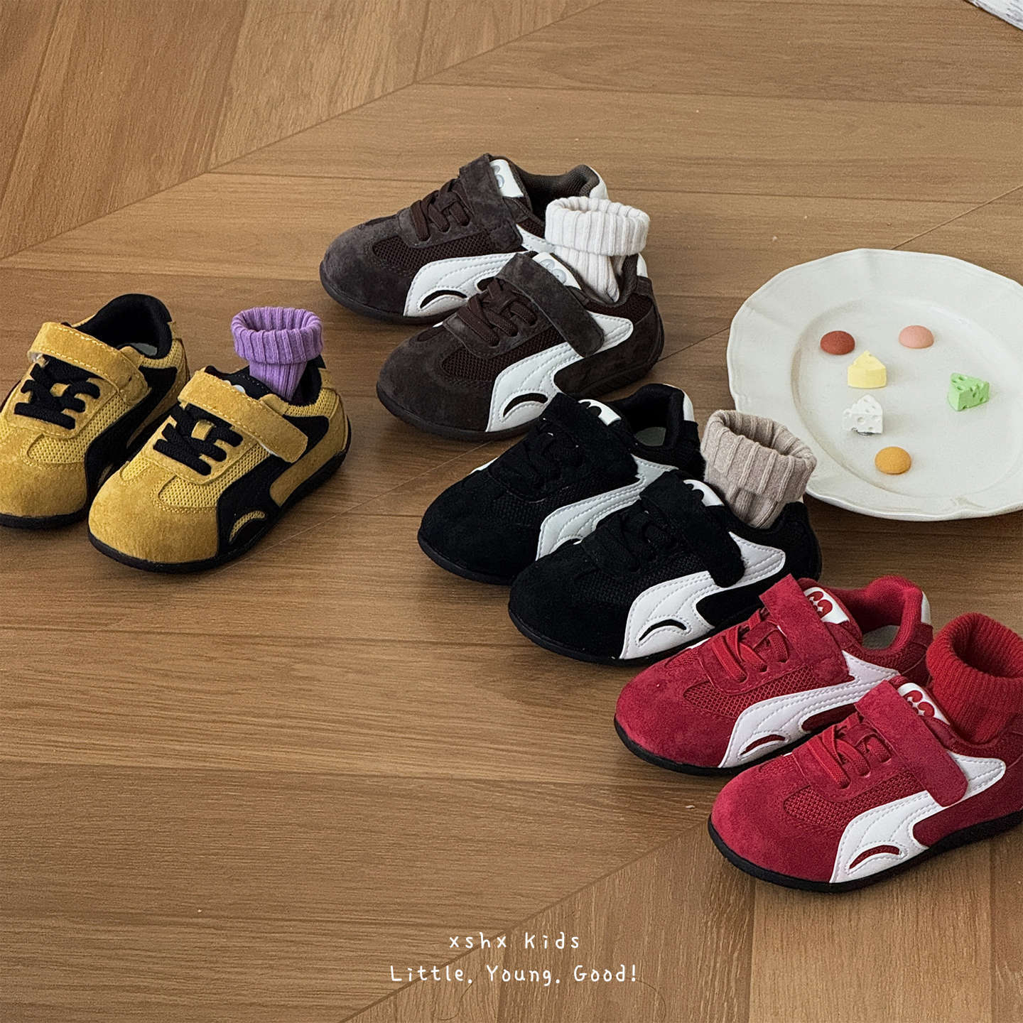 Fashionable Sports Running Shoes 2025 Autum New Boys' Lightweight and Breathable Korean Style Outer Wear Girls' Baby Forrest Gump Shoes