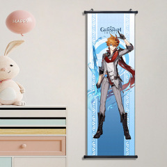 Original Game Volcano Scroll Picture Anime Cartoon Character Bedroom Decoration Painting Wholesale Comic Con 2D Poster Merchandise Manufacturer