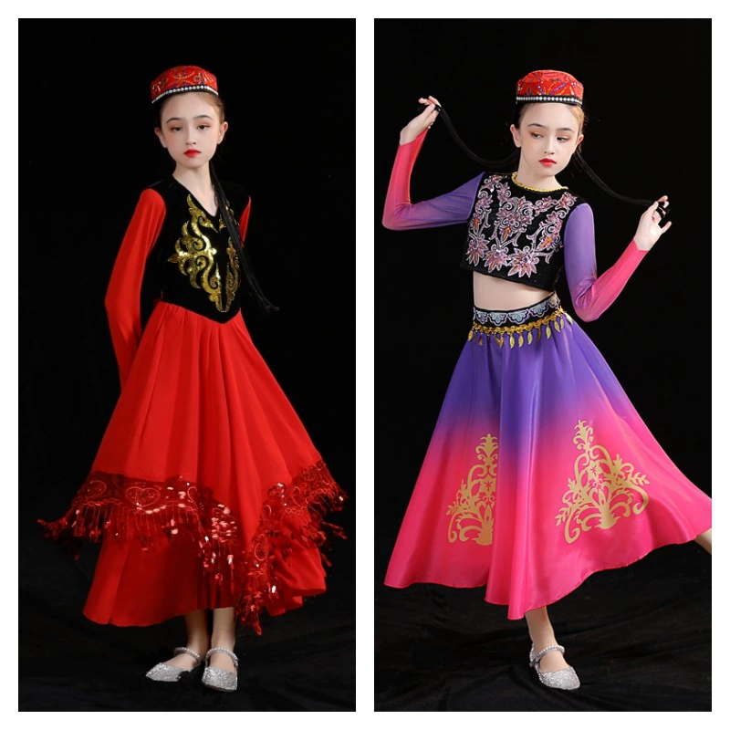 Синьцзян-Кизили Гули Уйгурский маленький гули танцевальный костюм