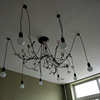 Scandinavian lights for living room, bulb, ceiling lamp, with screw socket