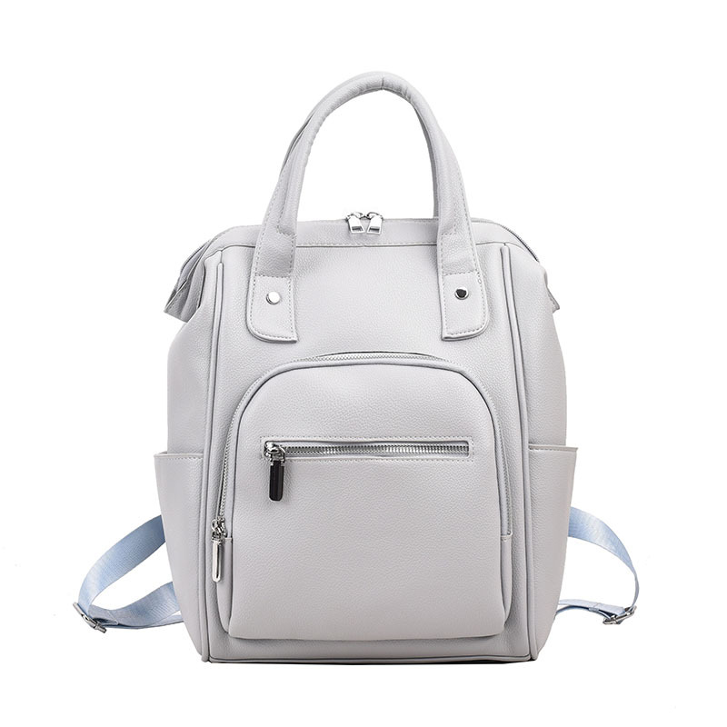 Forår 2024 Urban Minimalistisk Daglig Matchende PU Dame Rygsæk_voghion.com