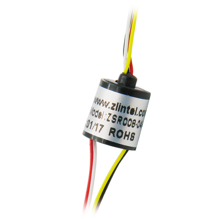 微型导电滑环高速球滑环紧凑型无法兰4路 6路 12路电流2A汇流环