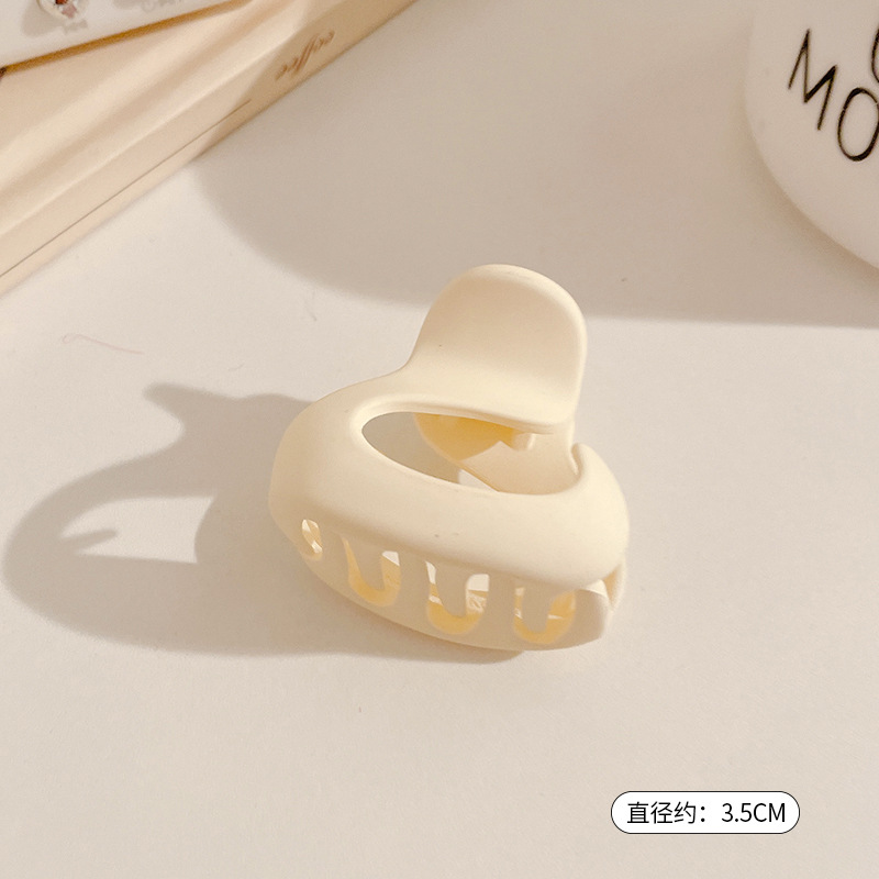 Otoño e invierno, Maillard, clip de agarre de color café, horquilla de cabeza para mujer, horquilla de sentido avanzado, clip de tiburón, volumen de cabello grande, clip múltiple