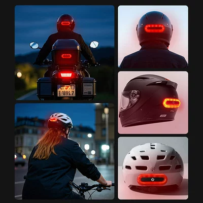 Night Bike Warning Light, Motosiklet dəbilqələri