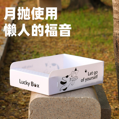 Disposable cat litter box, disposable cat litter box, disposable cat litter box, portable cat litter box, anti-splash car-mounted cat litter box