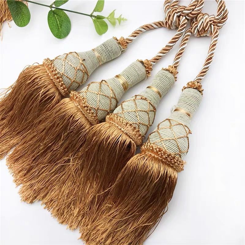Flower Ball tennis curtain small tie ball tie rope tie buckle decorative color tassel curtain decorative tie ball hanging accessories