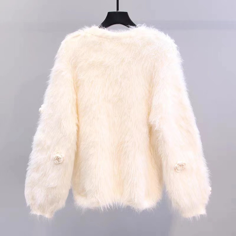 Damkläder ny lös tröja långärmad höst och vinter het stil_voghion.com