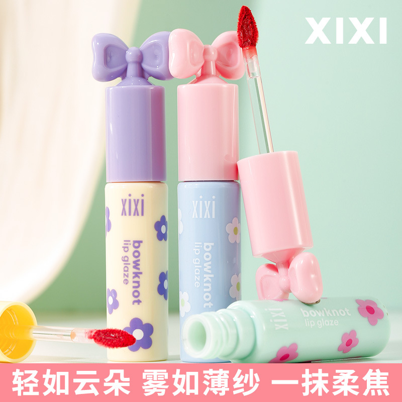 Xixi Manta Flower Velvet Fog Lip Glaze Lightweight Natural and Delicate Matte Easy to Handle Students