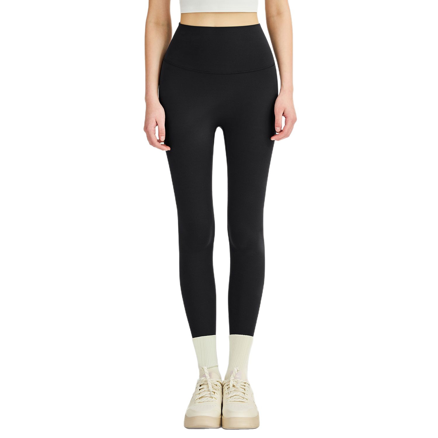 Nuevos pantalones de yoga melocotón de cintura alta con levantamiento de cadera sin línea de vergüenza Chaleco de fitness taza fija N66 traje de blusa deportiva image 5