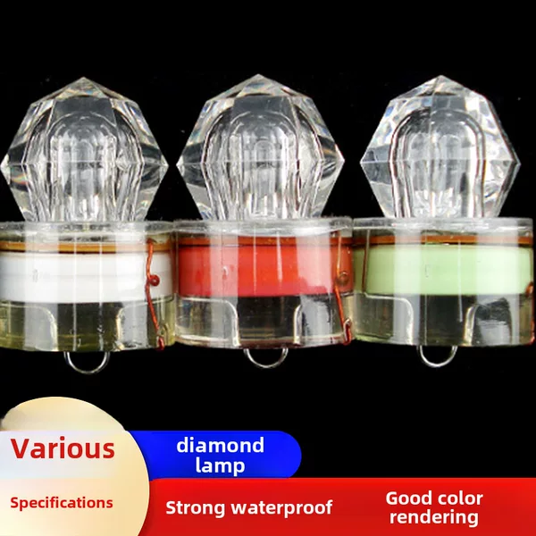 Deep sea diamond fish trap lamp underwater fish trap diamond lamp LED flashing fish trap lamp hairtail lamp colorful flashing