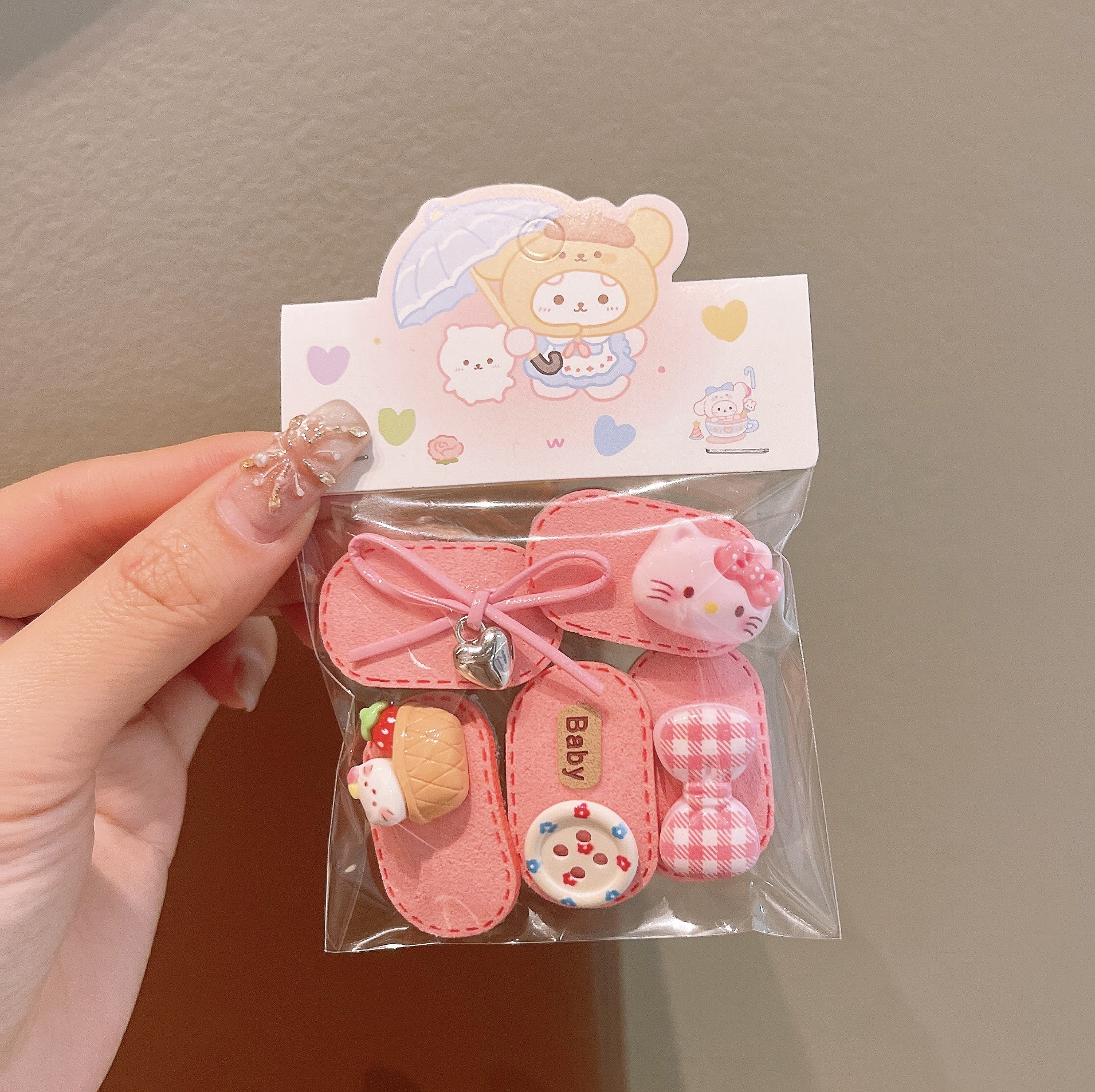 Tejido coreano para niños cabello arco adorable adornamiento de cabello para niños niñas tarjeta de cabello BB clips baby towel