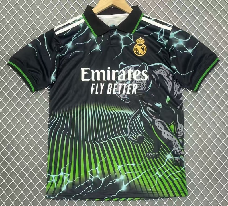 特别版足球服皇马巴西2526跨境短袖t恤休闲运动球衣球迷西甲球队|undefined