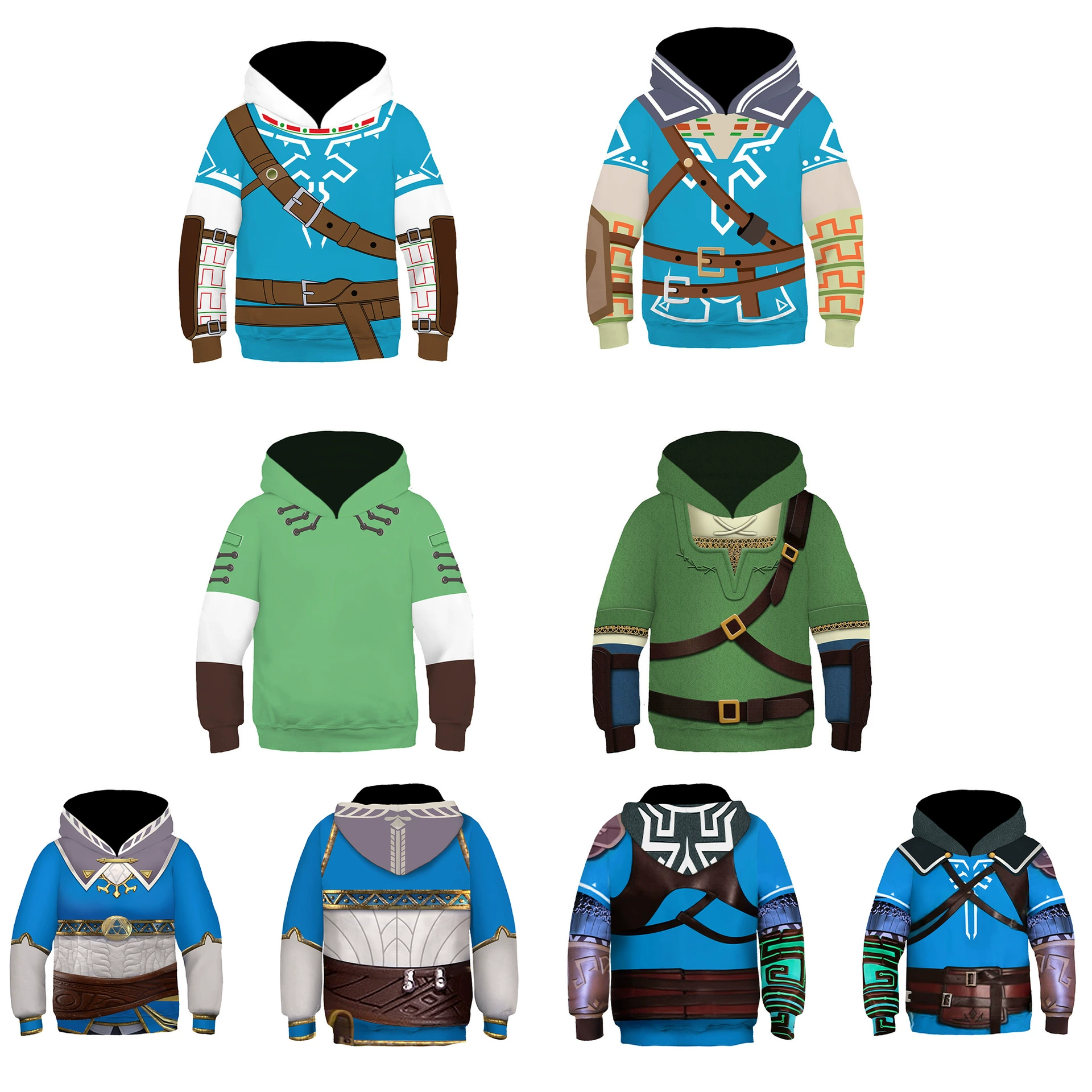 2025 новый молодежный взрослый свитшот 3D свитшот детская одежда косплей периферийная игровая куртка детский свитшот