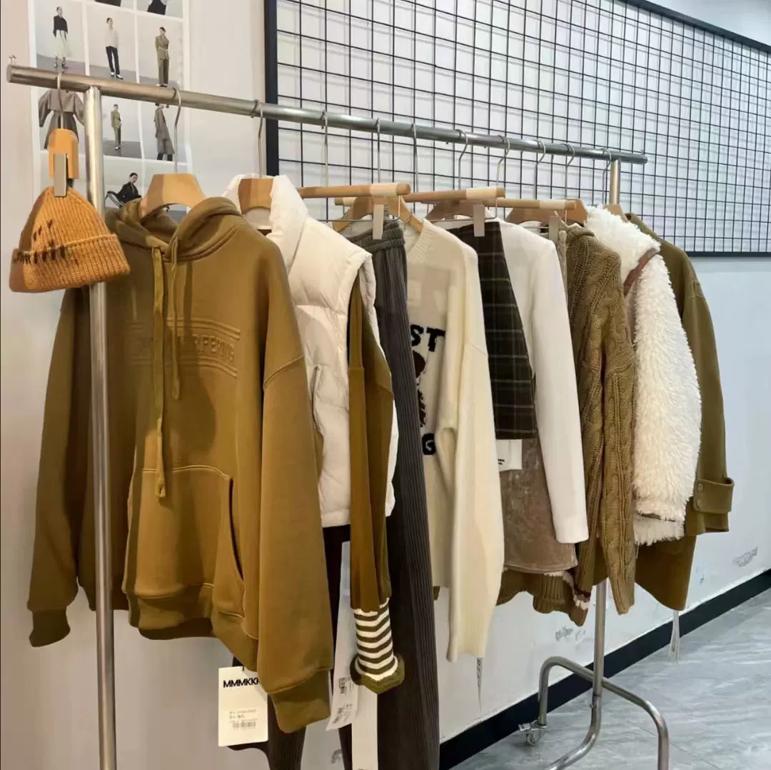 2024春秋季撤柜品牌折扣女装批发十三行高端货源商场同款中长款