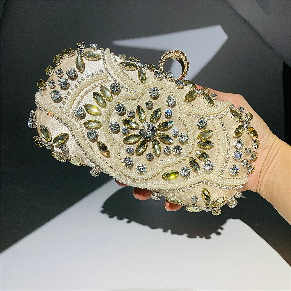 MAC013 Luxury Handbag with Diamond Cheongsam Design from Mariam's Collection11