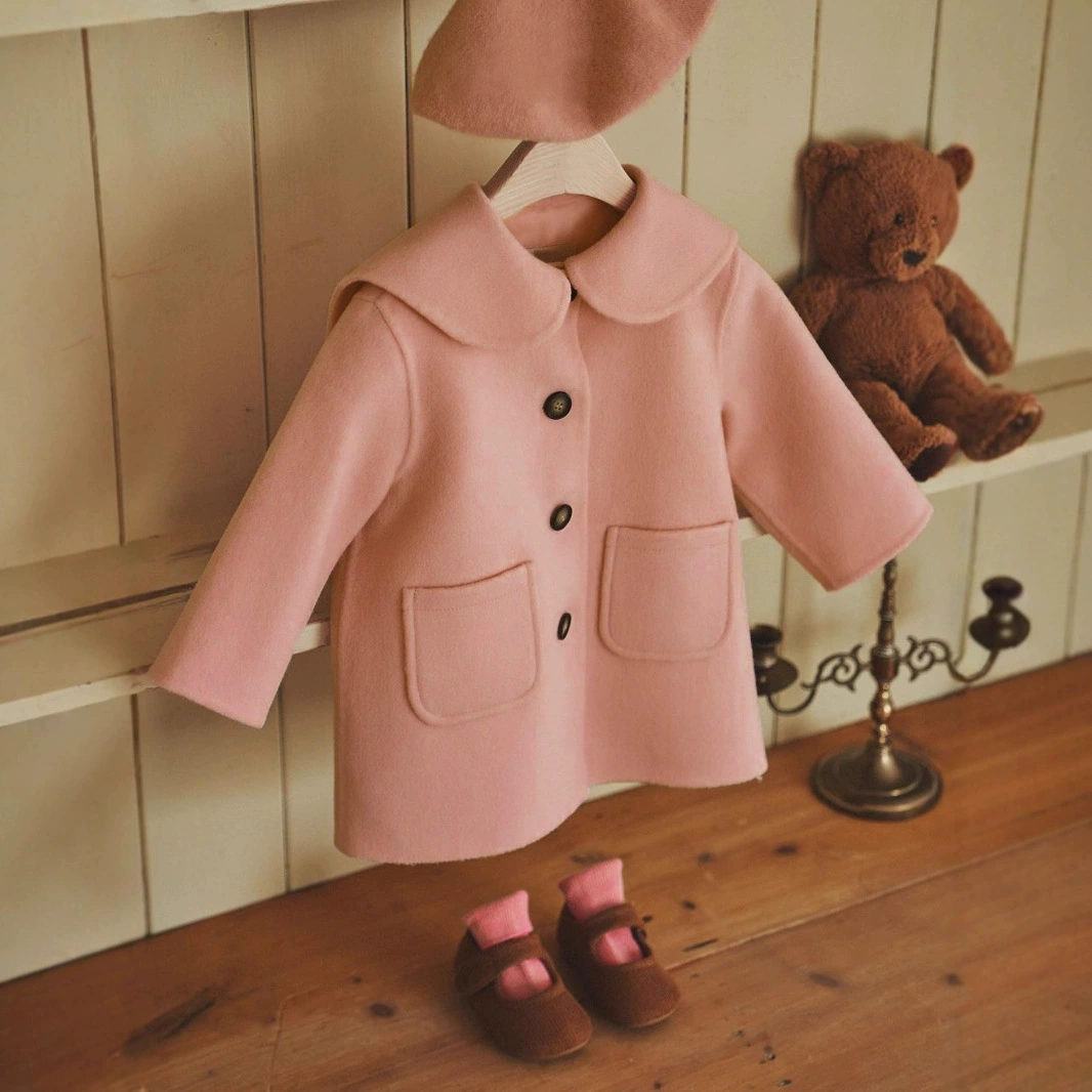 Coat girl's, children's winter jacket