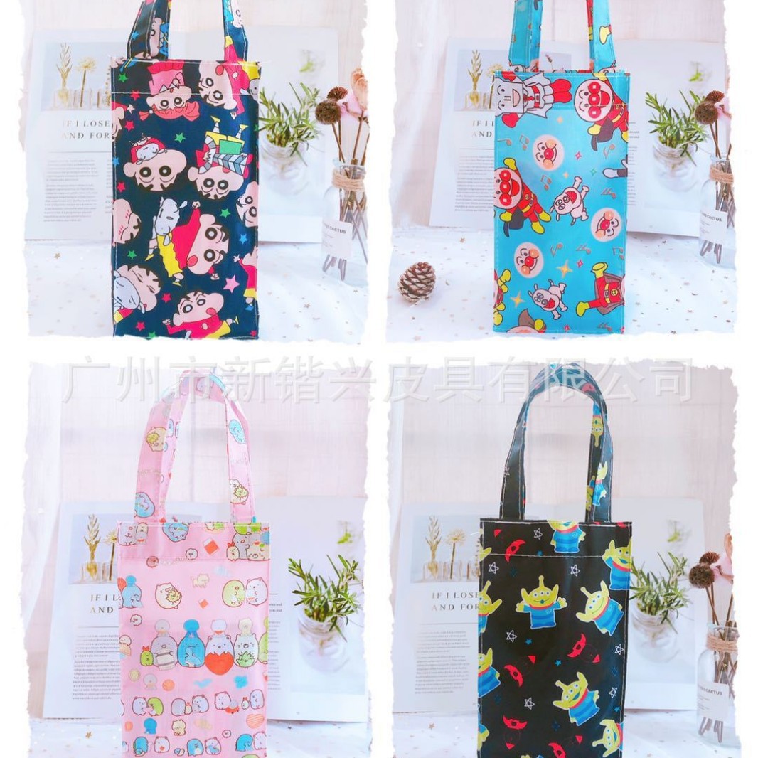 卡通防水手拎美乐布丁焖烧壶水壶袋保温杯手提袋雨伞收纳袋