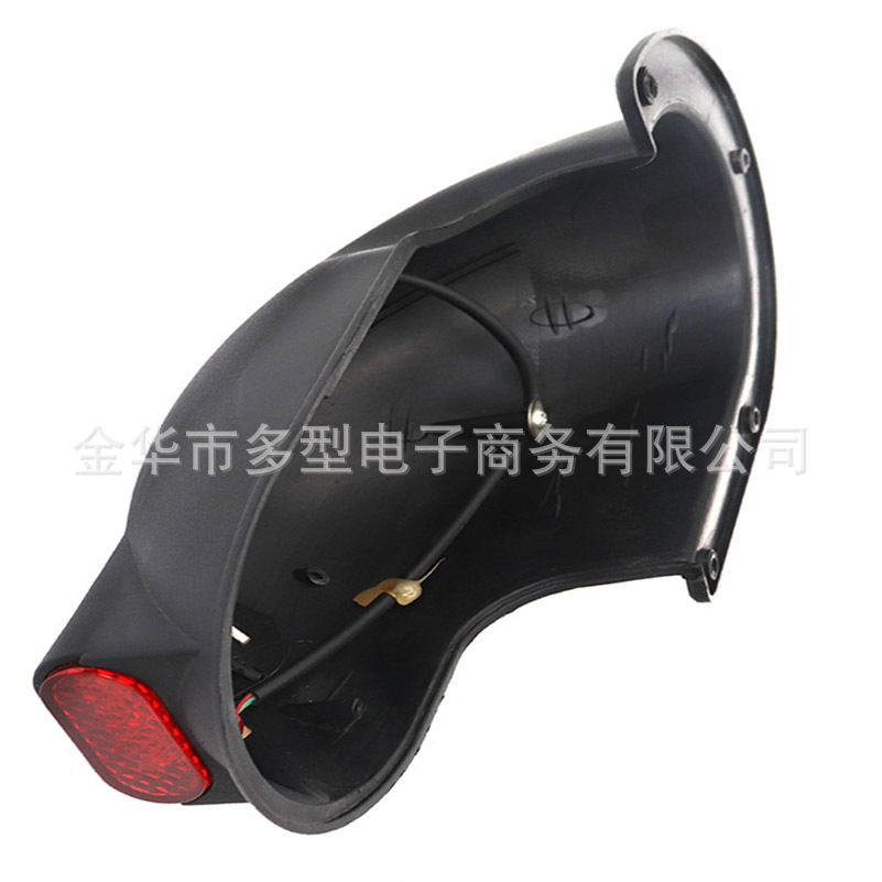 Wholesale 10inch electric scooter rear fender with lights, non-shock-absorbing model, scooter rear mudguard, water-blocking panel